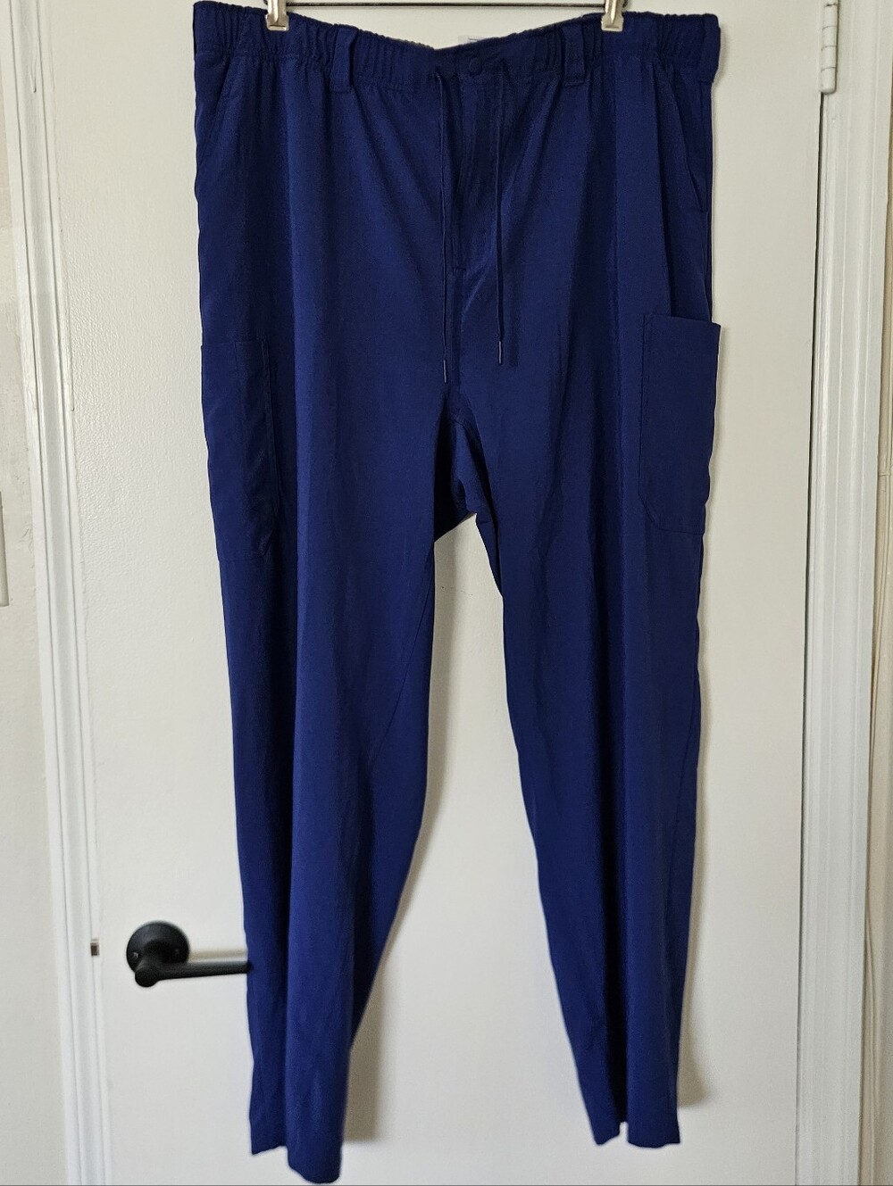 Carhartt Mens Scrub Pants 2XL Force Cross Flex Straight Leg C56410 Blue Cargo